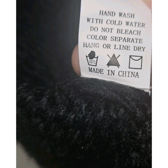 Luna Ivy 3D Smiles Cardigan Sweater Chunky Knit Size S Oversized Kidcore Happy - Picture 6 of 6